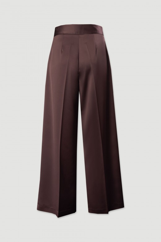 Satin wide-leg trousers Satin wide-leg trousers
