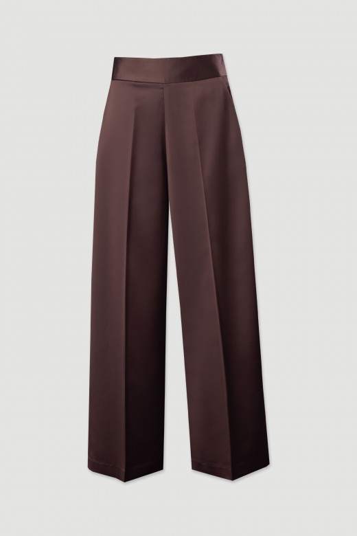 Satin wide-leg trousers Satin wide-leg trousers