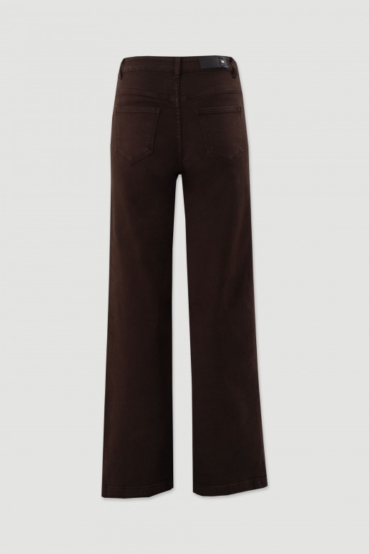 Straight-leg twill trousers Straight-leg twill trousers